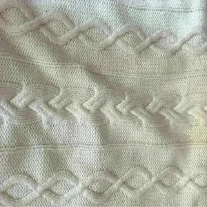 Cable knit lumbar Throw pillow